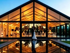 black wedding conservatory, T5061 aluminum frame, tempered glass conservatory, Black Wedding Conservatory | T5061 Aluminum, Tempered Glass
